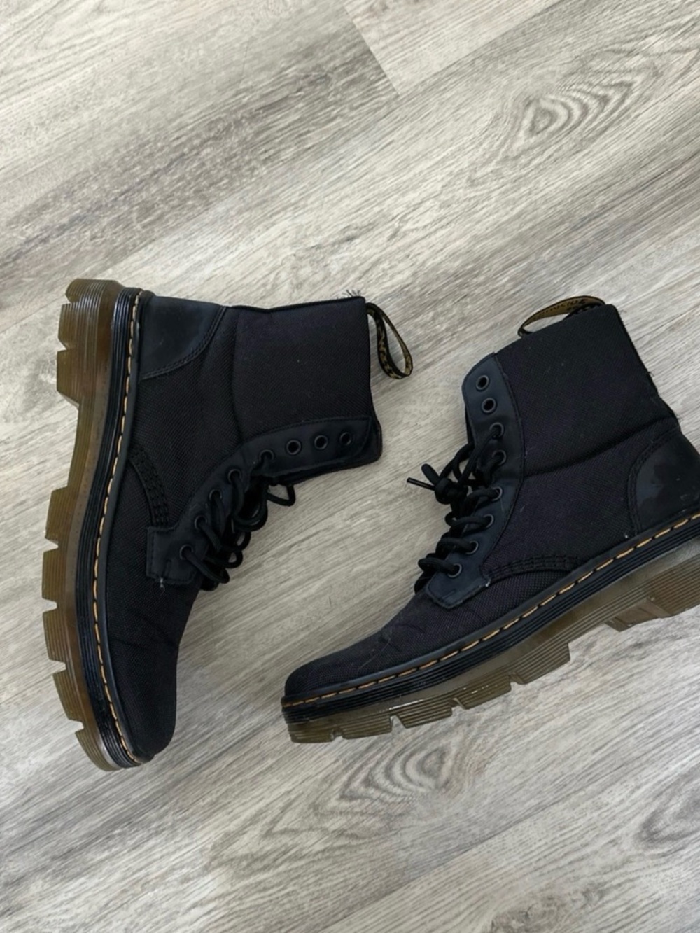 Dr. Martens Black Combat Ankle Boots